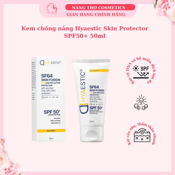 Kem chống nắng Hyaestic Skin Protector SPF50+ 50ml