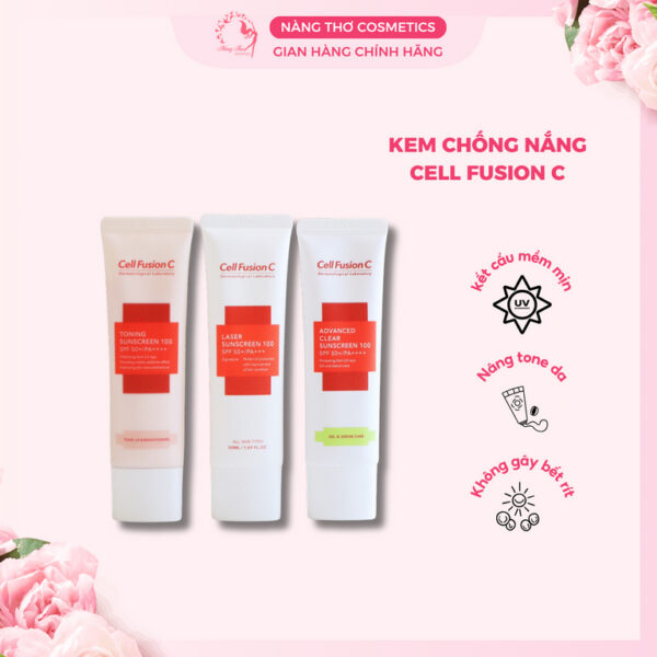 Kem Chống Nắng Cell Fusion C Suncreen 100 SPF 50+PA++++ 50ml