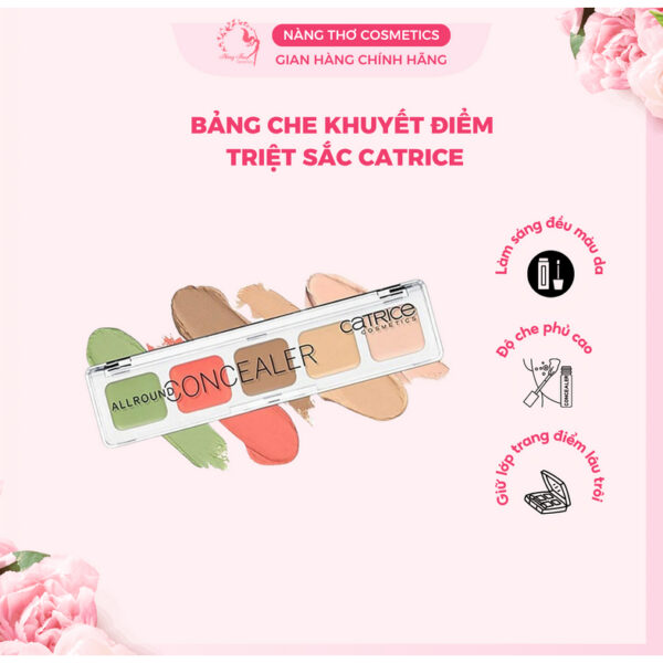 Kem Che Khuyết Điểm Triệt Sắc Đa Năng Catrice Allround Concealer 5 Màu 6g
