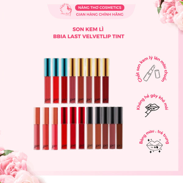 Son kem Bbia Last Velvet Lip Tint