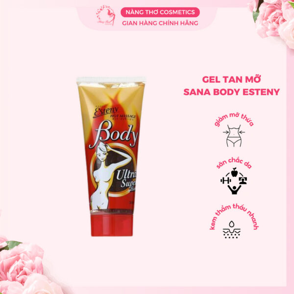 Kem tan mỡ bụng Esteny Body Hot Massage Gel SANA Nhật 240g
