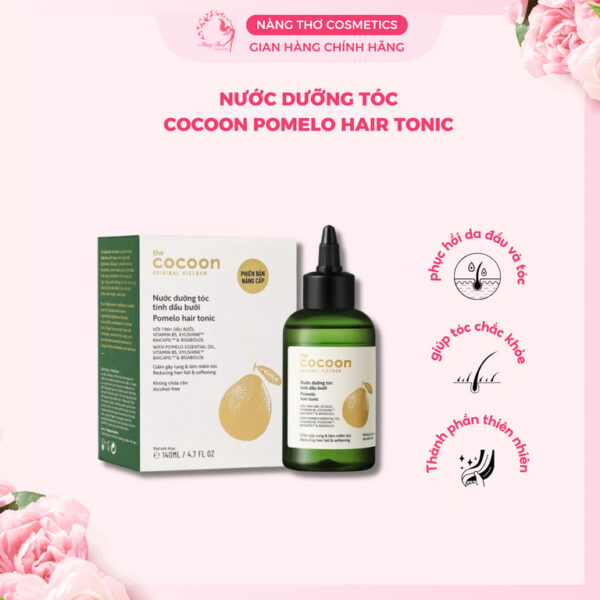Nước Dưỡng Tóc Cocoon Tinh Dầu Bưởi Pomelo Hair Tonic 140ml