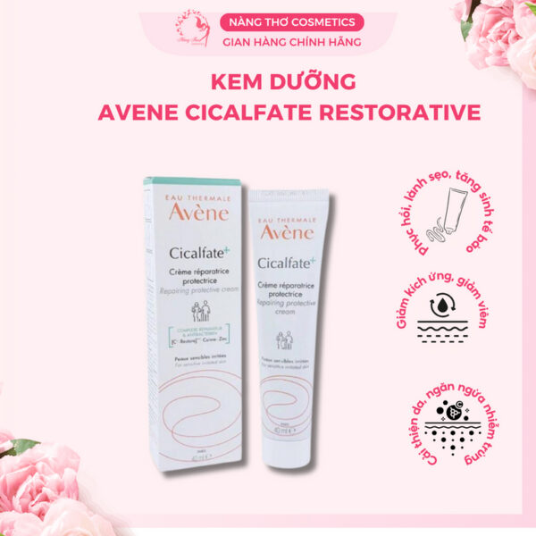 Kem Phục Hồi Da, Liền Sẹo Avène Cicalfate Repair Cream 40ml-100ml