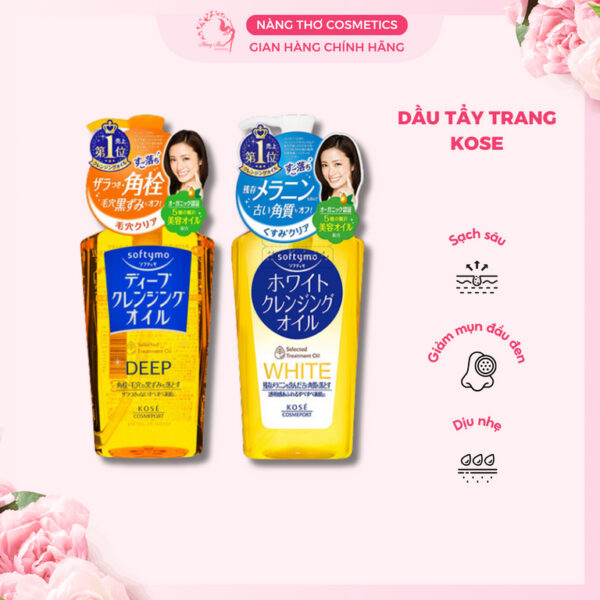 Dầu Tẩy Trang KOSE SOFTYMO 230ml Nội Địa Nhật