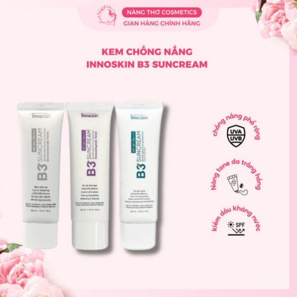 Kem Chống Nắng Innoskin B3 Suncream 50g