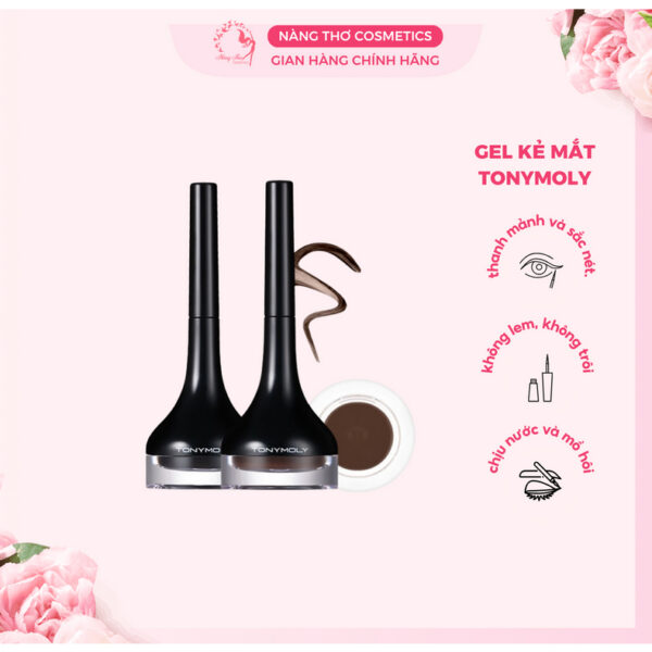 Kẻ mắt dạng gel Tonymoly Backstage Gel Eyeliner