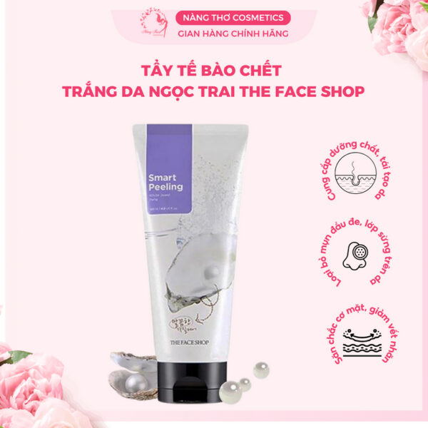 Tẩy Tế Bào Chết Mặt The Face Shop Ngọc Trai Hàn Quốc 120ml