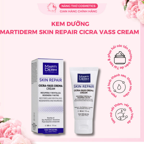 Kem Dưỡng MartiDerm Skin Repair Cicra Vass Cream 30ml