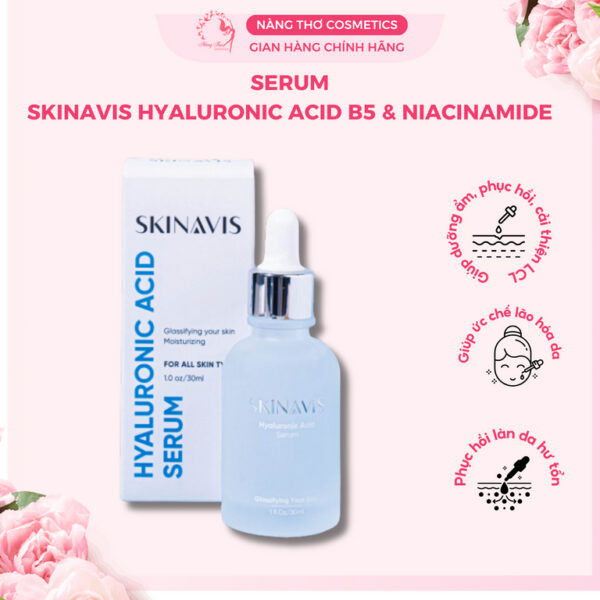 SERUM cấp ẩm Skinavis chứa Hyaluronic Acid và B5 - 30ml