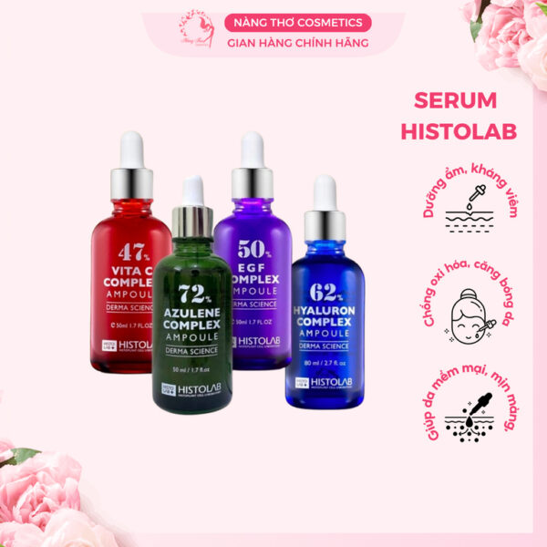 Serum Histolab Hyaluron complex 62%/ 47% Vita C Complex/ 72% Azulene/ 50% EGF 50ml