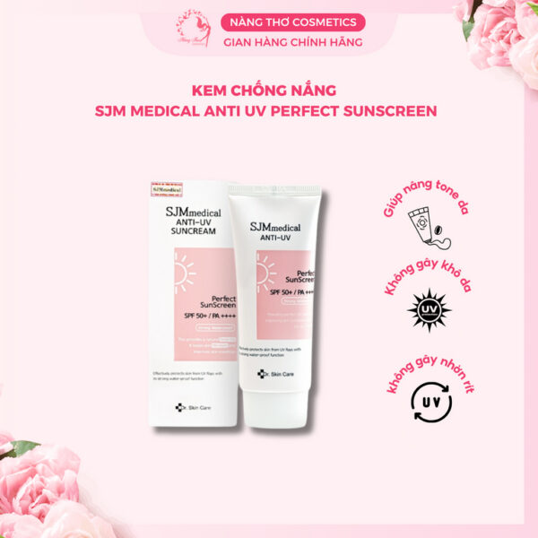 Kem Chống nắng SJM Medical Anti UVSPF 50 /PA+++  Suncream 60g