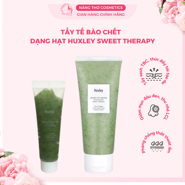 Tẩy Tế Bào Chết Huxley Secret Of Sahara Scrub Mask Sweet Therapy size 30g &120g