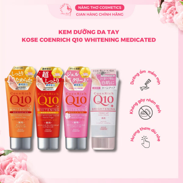Kem dưỡng da tay Kose Coen Rich Q10 Nhật Bản 80g