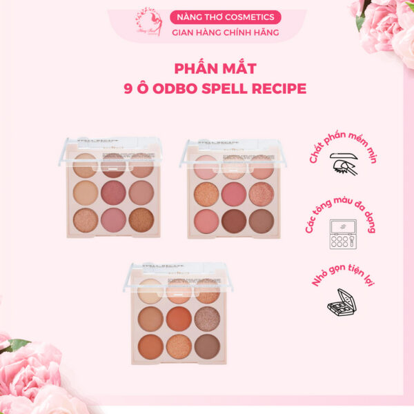 Bảng phấn mắt  9 Ô SPELL RECIPE EYE COLOR PALETTE