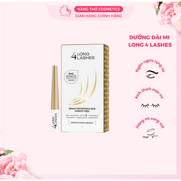 Serum dưỡng dài dày mi Long 4 Lashes 3ml
