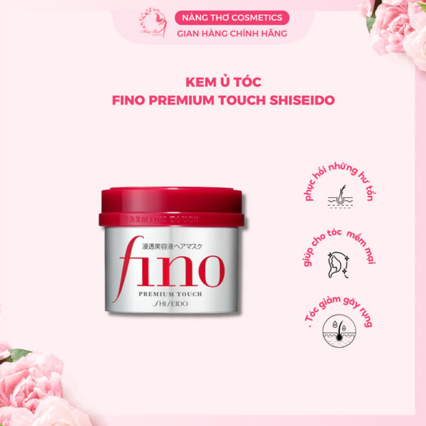 Kem Ủ Tóc Cao Cấp Fino Phục Hồi Hư Tổn Premium Touch 230g