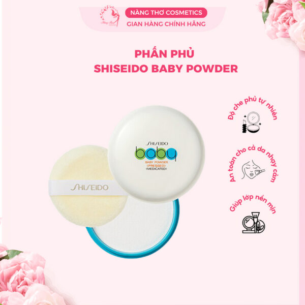 Phấn phủ Shiseido Baby Powder Presser 50g