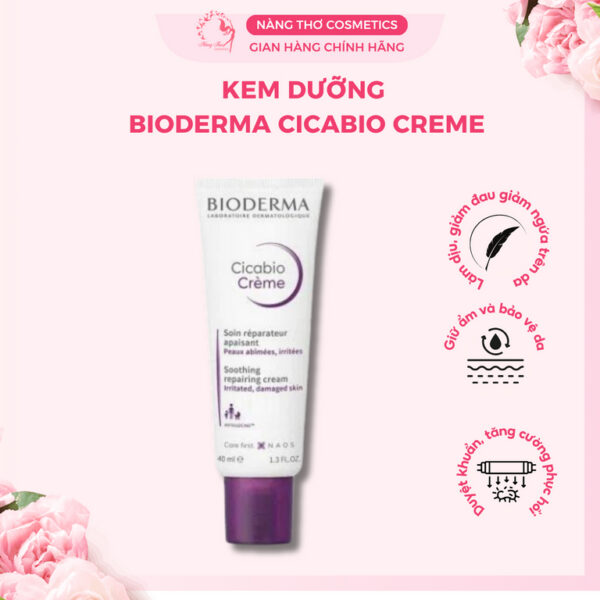 Kem dưỡng phục hồi da Bio Cicabio Cream tím 40ml