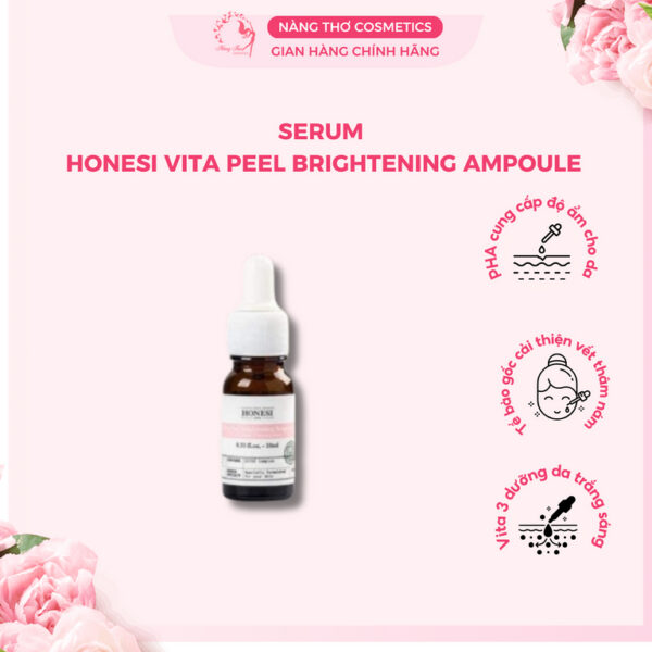 Lẻ Ống - Tế bào gốc Honesi Vita Peel Brightening Ampoule 10ml