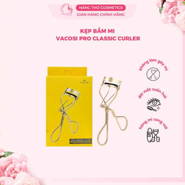 Bấm Mi Cán Vàng Vacosi Pro Classic Curler BM04