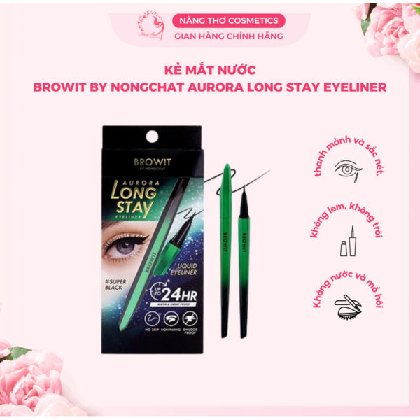 Bút Kẻ Mắt Browit By Nongchat Aurora Long Stay Eyeliner 0.5g