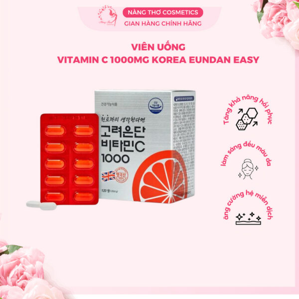 Viên Uống Sáng Da Korea Eundan Vitamin C 1000mg (120 Viên)
