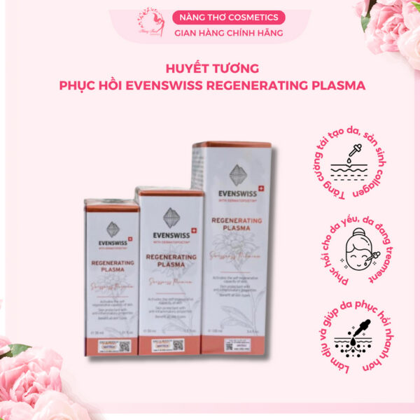 [HÀNG CTY]- Huyết Tương Phục Hồi Da - Evenswiss Regenerating Plasma 30ml - 50ml - 100ml