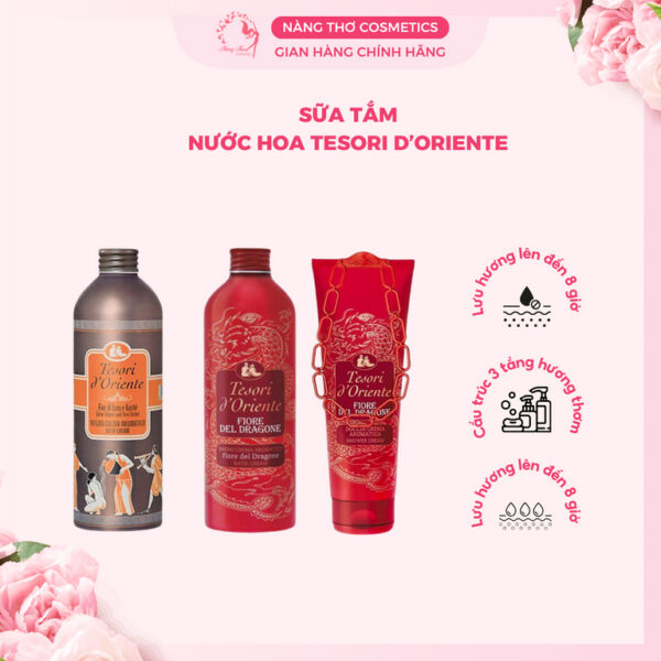 Sữa tắm nước hoa Tesori d’Oriente 250ml & 500ml