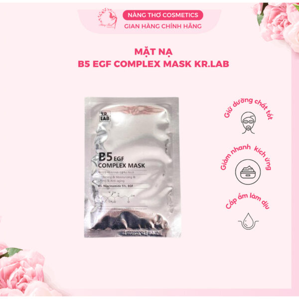 Mặt nạ cấp ẩm phục hồi Kr.Lab+ B5 EGF Complex Mask