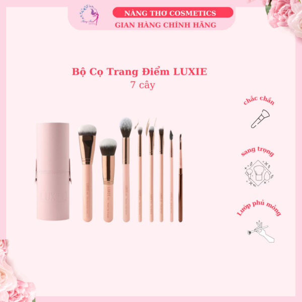 SET CỌ TRANG ĐIỂM LUXIE 7 CÂY