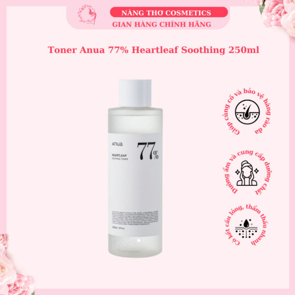 Toner Anua 77% Heartleaf Soothing 250ml