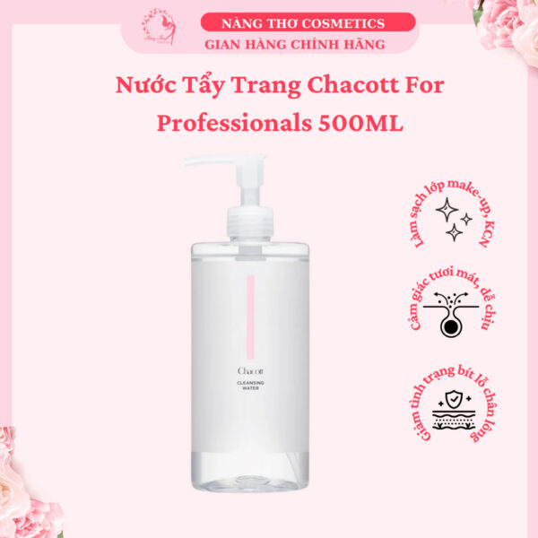 Nước Tẩy Trang Chacott For Professionals 500ML
