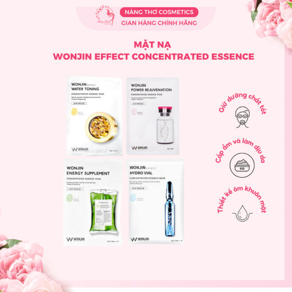 Mặt Nạ Giấy Wonjin Effect Concentrated Essence Mask