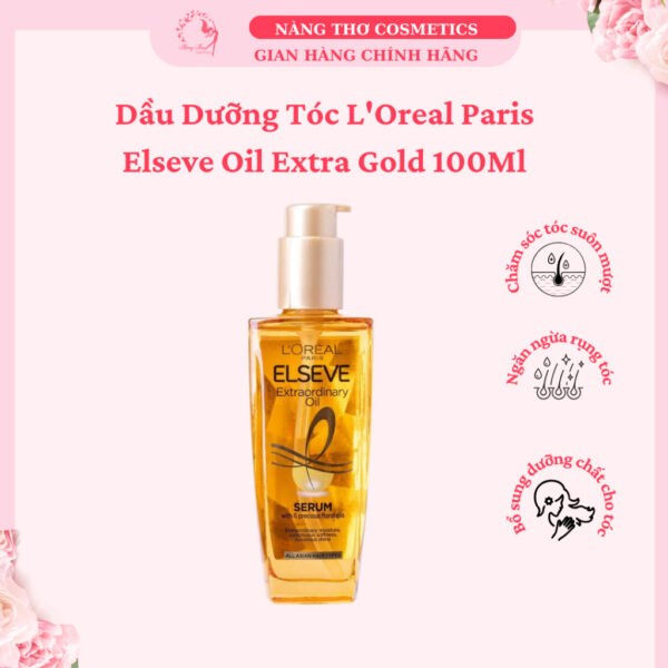 Dầu Dưỡng Tóc L'Oreal Paris Elseve Oil Extra Gold 100ML