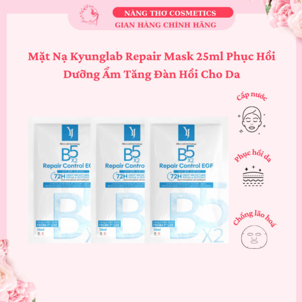 Mặt nạ Yuejin B5 Repair Control EGF Cấp ẩm phục hồi da
