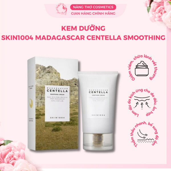 Kem dưỡng làm dịu da Skin1004 Madagascar Centella Soothing Cream 75ml