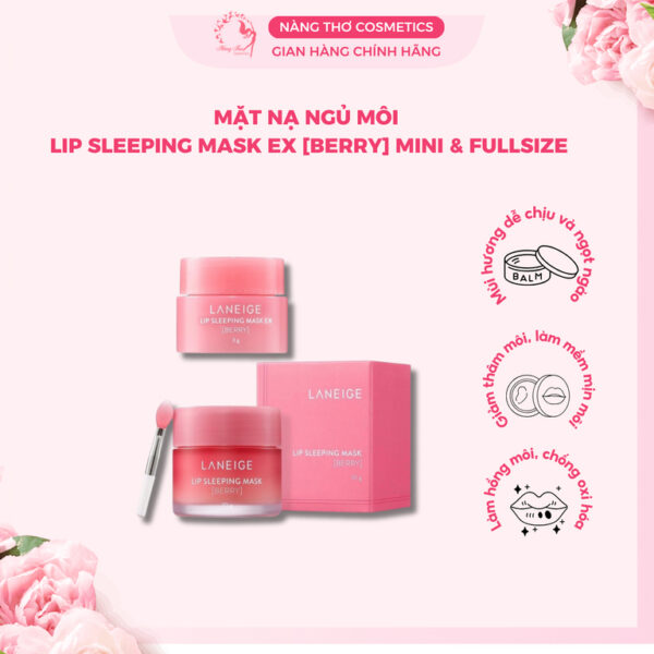 Mặt nạ ngủ dành cho môi Laneige Lip Sleeping Mask 20G-3G