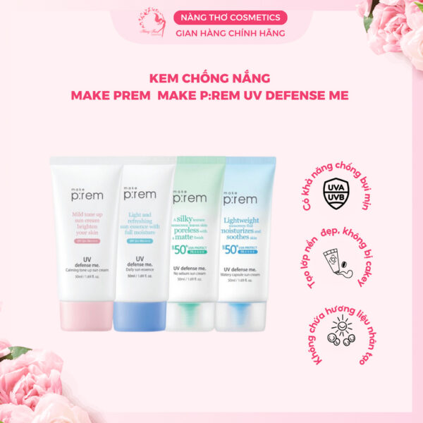 Kem chống nắng Make Prem UV Defense Me Sun Cream SPF 50+ PA++++