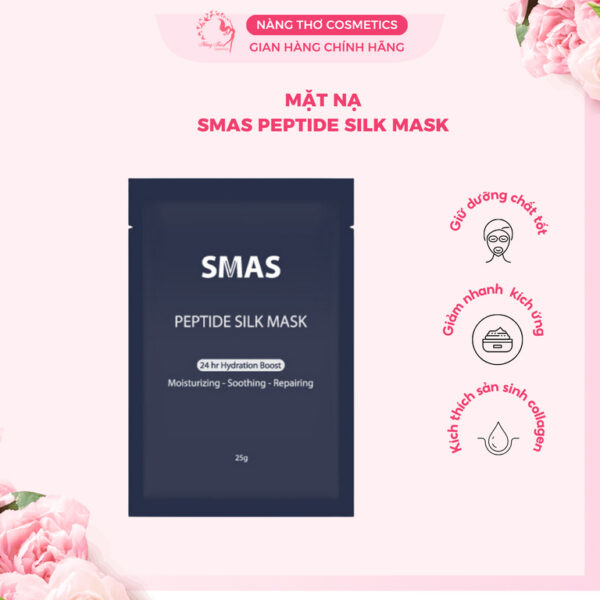 Mặt Nạ Dưỡng Da Phục Hồi Tái Tạo Cấp Ẩm SMAS Peptide Silk Mask