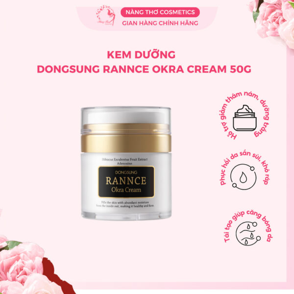 Kem Dưỡng Trắng Dongsung Rannce Okra Cream 50g