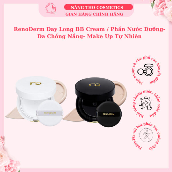 Phấn nước Renoderm Day Long BB Cream dưỡng da chống nắng 15g